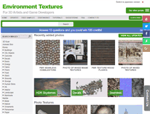 Tablet Screenshot of environment-textures.com